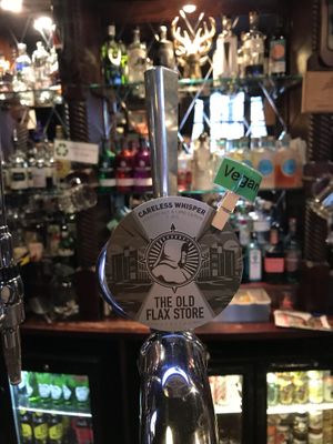 Labelled vegan beers  at Ivy House in Sunderland