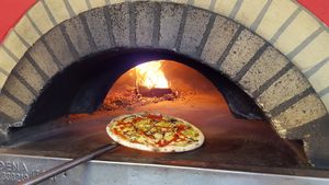 Pizza from the wood oven is the best at Olivo d'Oro in Marktheidenfeld-altfeld