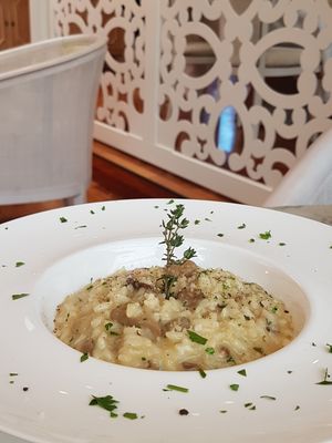 Mushrooms Risotto at Olivo d'Oro in Marktheidenfeld-altfeld