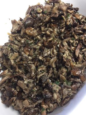 Mushrooms at Come a Casa in Milan