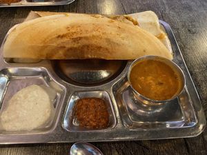 Masala dosa   at Bolina Sweets and Indian Restaurant in Christchurch