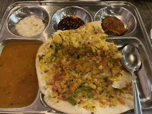 Masala uttapam  at Bolina Sweets and Indian Restaurant in Christchurch