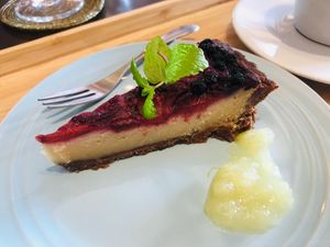 Vegan dessert at TSUNAGORO in Yokohama