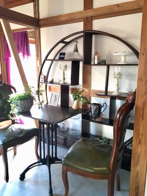 Interior setting at TSUNAGORO in Yokohama