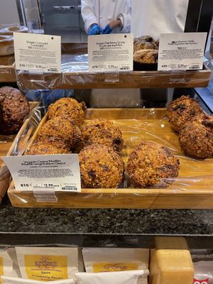 vegan baked goods   at Whole Foods Market - Robson in Vancouver