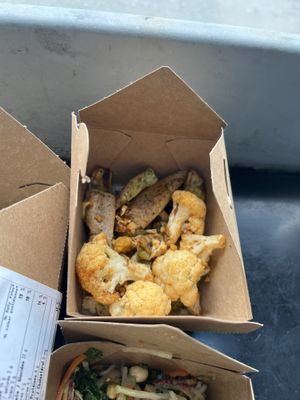 Potatoes and cauliflower   at Whole Foods Market - Robson in Vancouver