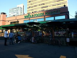 outside at Whole Foods Market - Robson in Vancouver