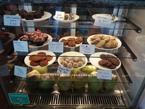 cakes at Nireas Healthy Haven in Palolem