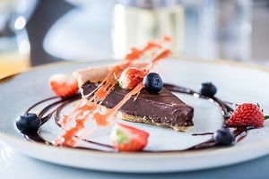 Chocolate tort at The Devon Doorway in Heswall