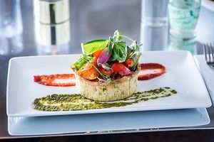 Vegetabke tart at The Devon Doorway in Heswall