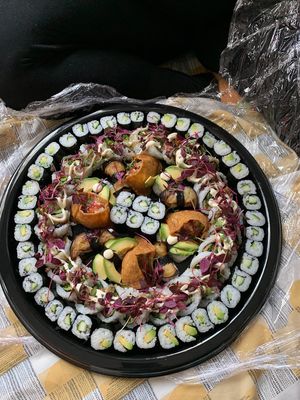 One of the takeaway platters they offer! at YO! Sushi in Cheltenham