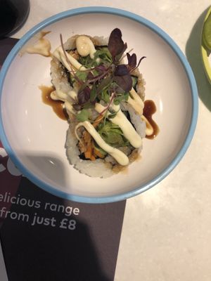 Vegan yasai roll  at YO! Sushi in Cheltenham