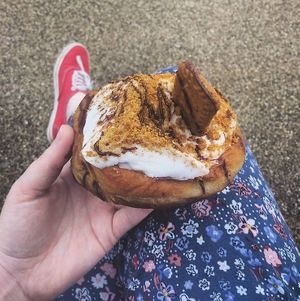 Vegan biscoff at Perk Cafe in Inverness