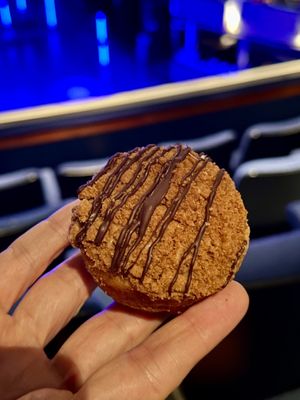 Mini biscoff doughnut (available in the evenings)   at Perk Cafe in Inverness