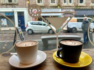 Mochas   at Perk Cafe in Inverness