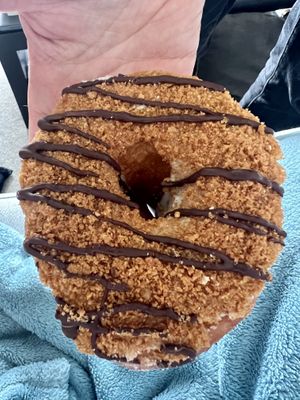 June vegan doughnut   at Perk Cafe in Inverness