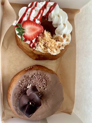 Septembers vegan doughnuts   at Perk Cafe in Inverness