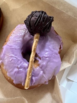 Halloween doughnut   at Perk Cafe in Inverness