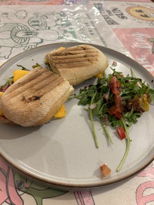 christmas stuffing panini  at Willow Grove in Glasgow