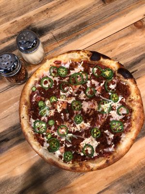 Vegan South of the Border Pizza at 48 North Pizzeria in Portland