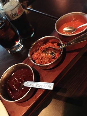 100% vegan sauces at Popadom in Chatham