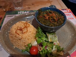 Sagwala curry at Tamatanga in Birmingham