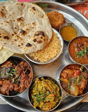 Vegan Thali at Tamatanga in Birmingham