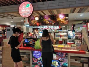 Stall front at Jiak Zhey 吃斋 - White Sands in East Singapore