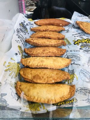 Empanadas de garbanzo   at Vegan'us Cocina Feliz - Puente Aranda in Bogota