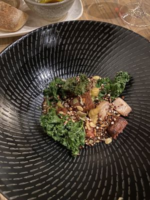 Service 3 (My absolute favourite, warm quinoa, very creamy)  at L'Orygine in Quebec