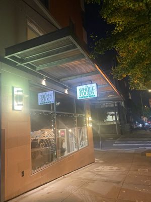 Upon Depature - Street Signage  at Whole Foods Market - Potrero Hill in San Francisco