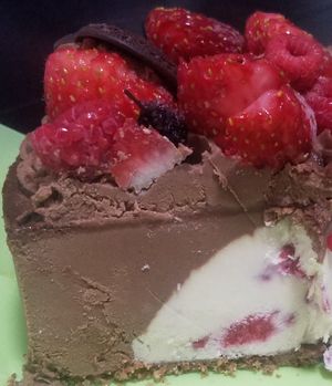 Raw cacao cake at La Primeur in Zushi