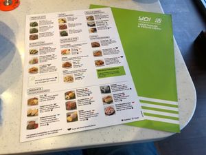 Vegan menu at YO! Sushi in Brighton