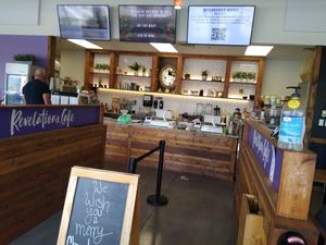 Inside at Revelations Cafe in Lutz