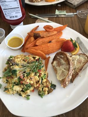 Vegan scramble at Revelations Cafe in Lutz