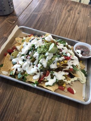 Loaded nachos   at Revelations Cafe in Lutz