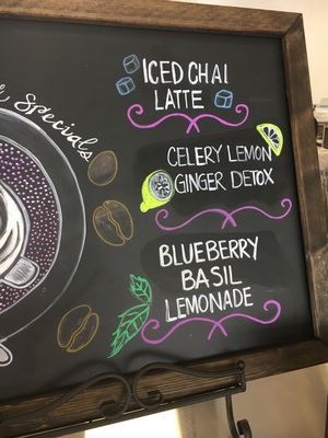 Drink specials at Revelations Cafe in Lutz