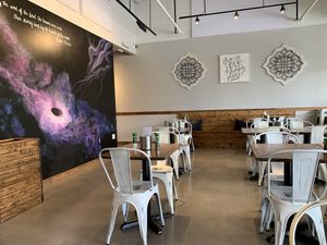 Dining area  at Revelations Cafe in Lutz
