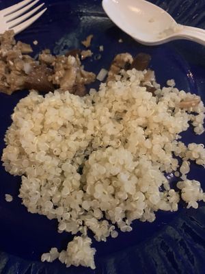 Quinoa option instead of rice at Cosmic - Poblacion in Makati