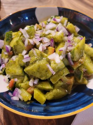 Cucumber salad at Cosmic - Poblacion in Makati