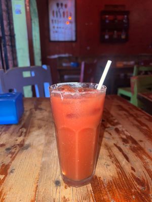 vegan michelada!😄 at Cosmic - Poblacion in Makati