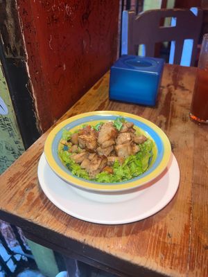 vegan “pollo asado” taco salad, smelled and tasted truly delicious  at Cosmic - Poblacion in Makati