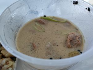 Delicious coconut adobo at Cosmic - Poblacion in Makati