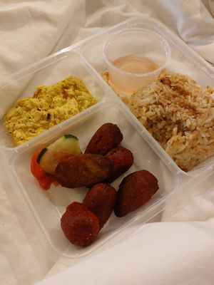 Sisig with bagnet at Cosmic - Poblacion in Makati