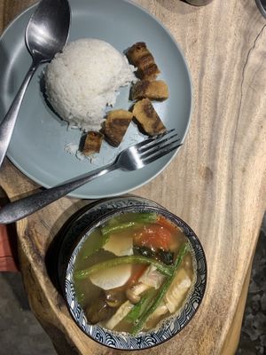 This vegan feast one I didn’t finish.  at Cosmic - Poblacion in Makati