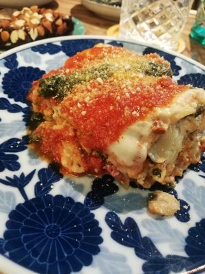 Light lasagna at Cosmic - Poblacion in Makati