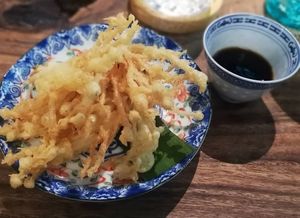 Enoki tempura at Cosmic - Poblacion in Makati