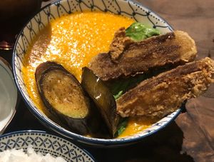 Kare-kare with vegan bagnet at Cosmic - Poblacion in Makati