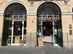 Great grocery and cafe near the market square in Rome’s Piazza Farnese .  at NaturaSi - Piazza Farnese in Rome