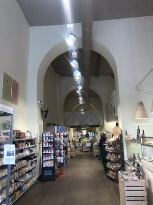 It’s also a little supermarket of healthy stuff  at NaturaSi - Piazza Farnese in Rome